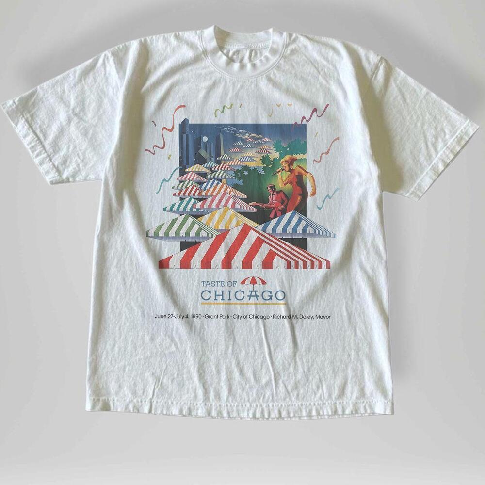 Style 1990 Taste Of Chicago Single Stitch T-Shirt Large